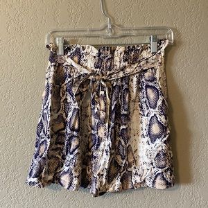 SNAKESKIN SHORTS